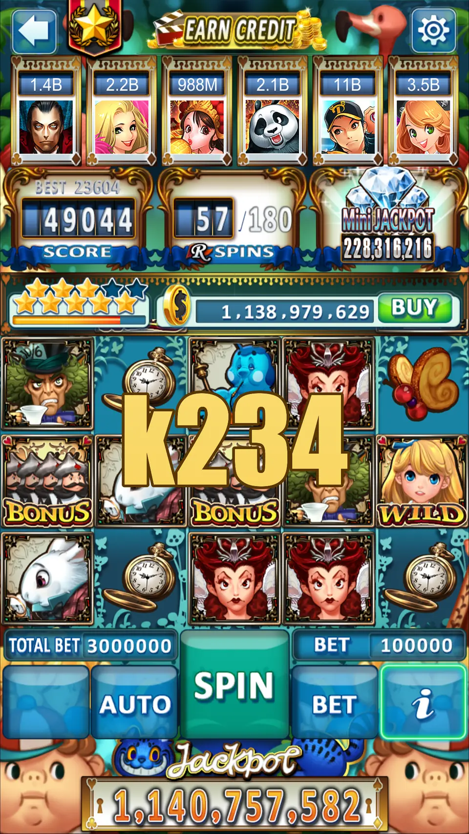 k234 Masuk